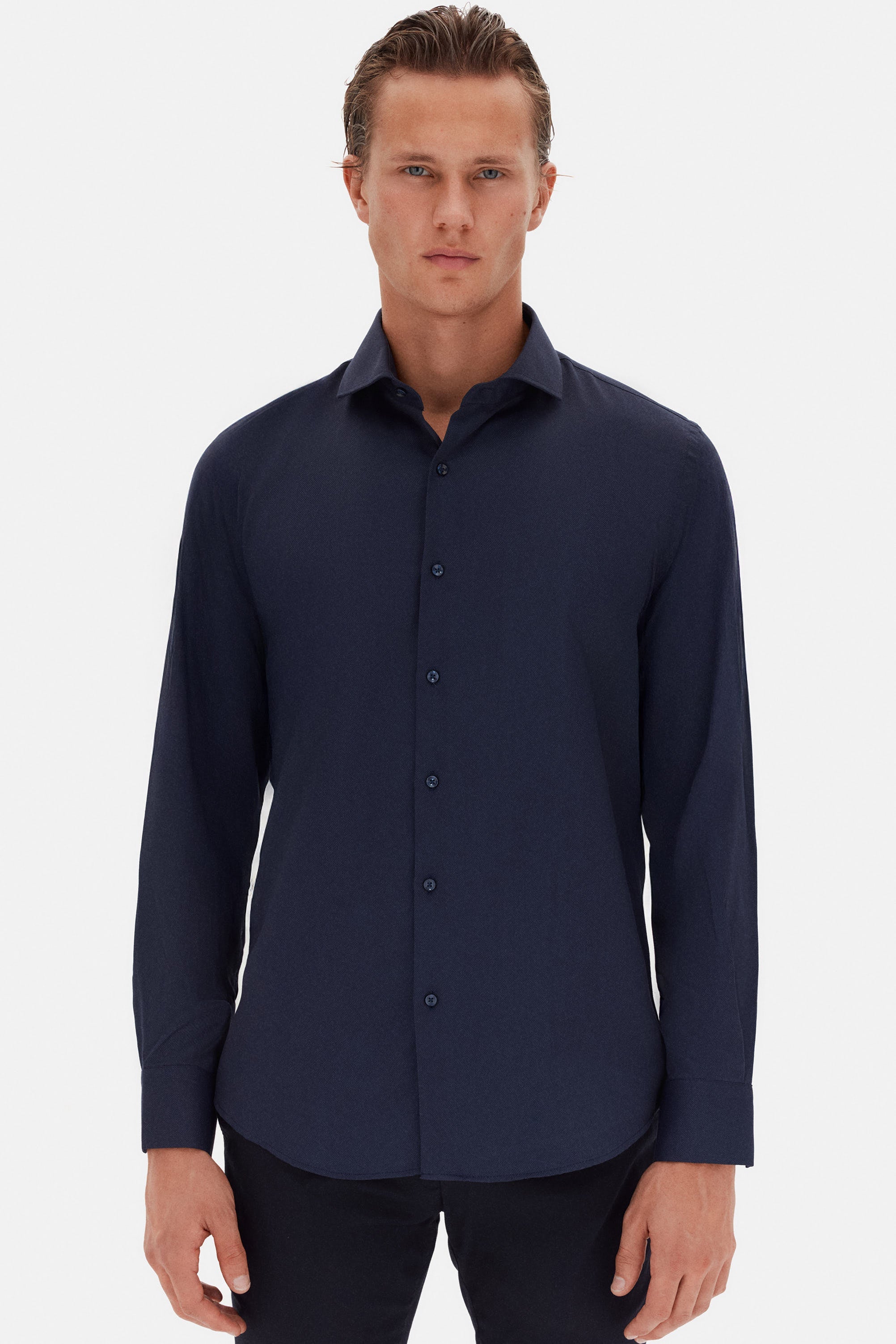 DS DAMAT SLIM FIT SHIRT - BLU NAVY