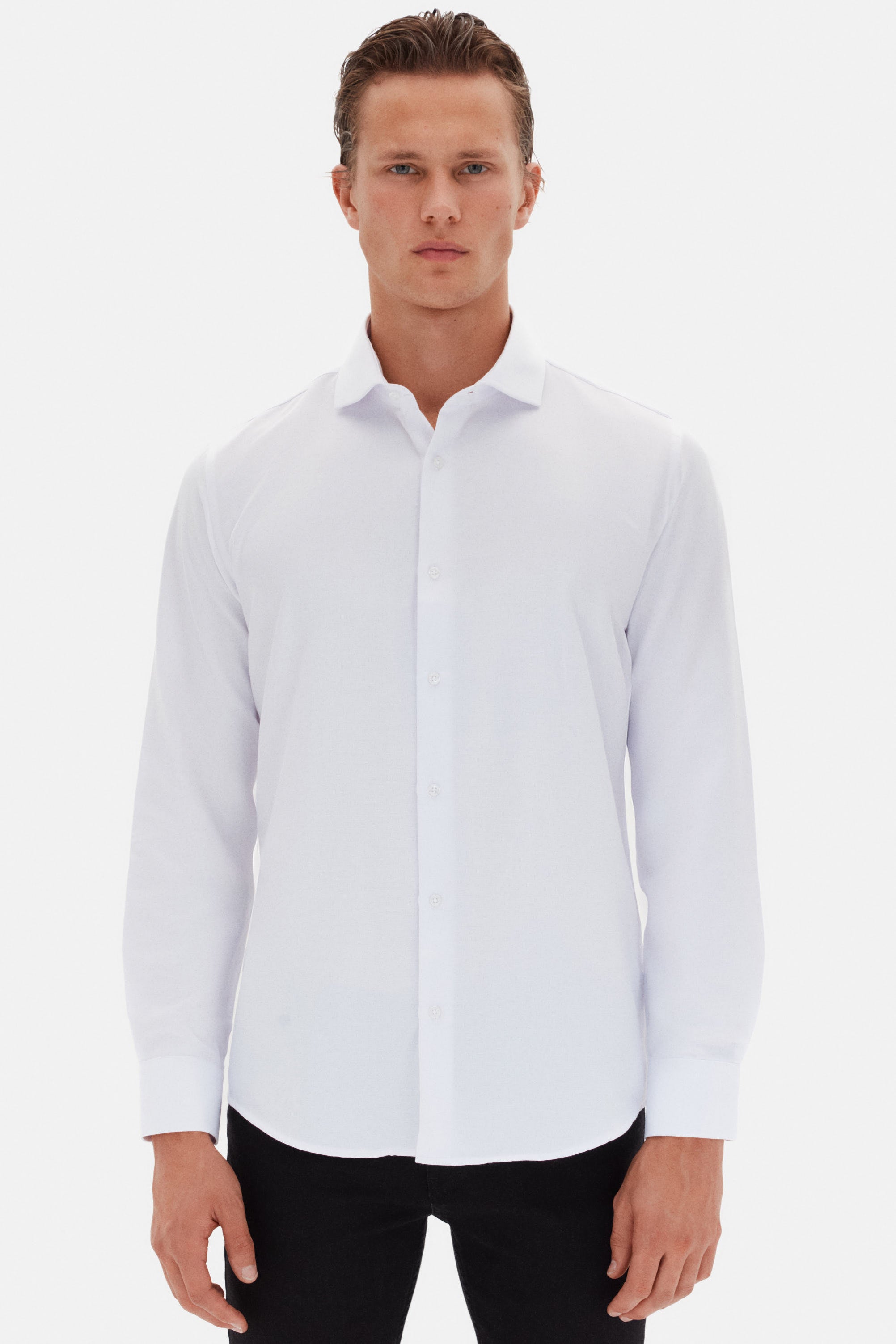 DS DAMAT SLIM FIT SHIRT - BIANCO