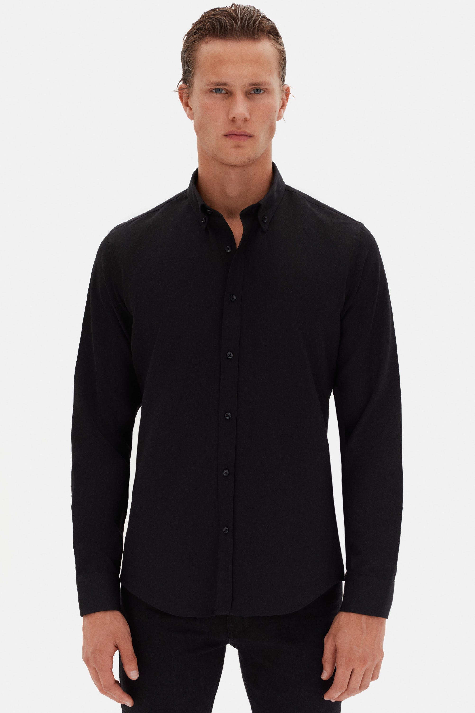 DS DAMAT SLIM FIT SHIRT - NERO