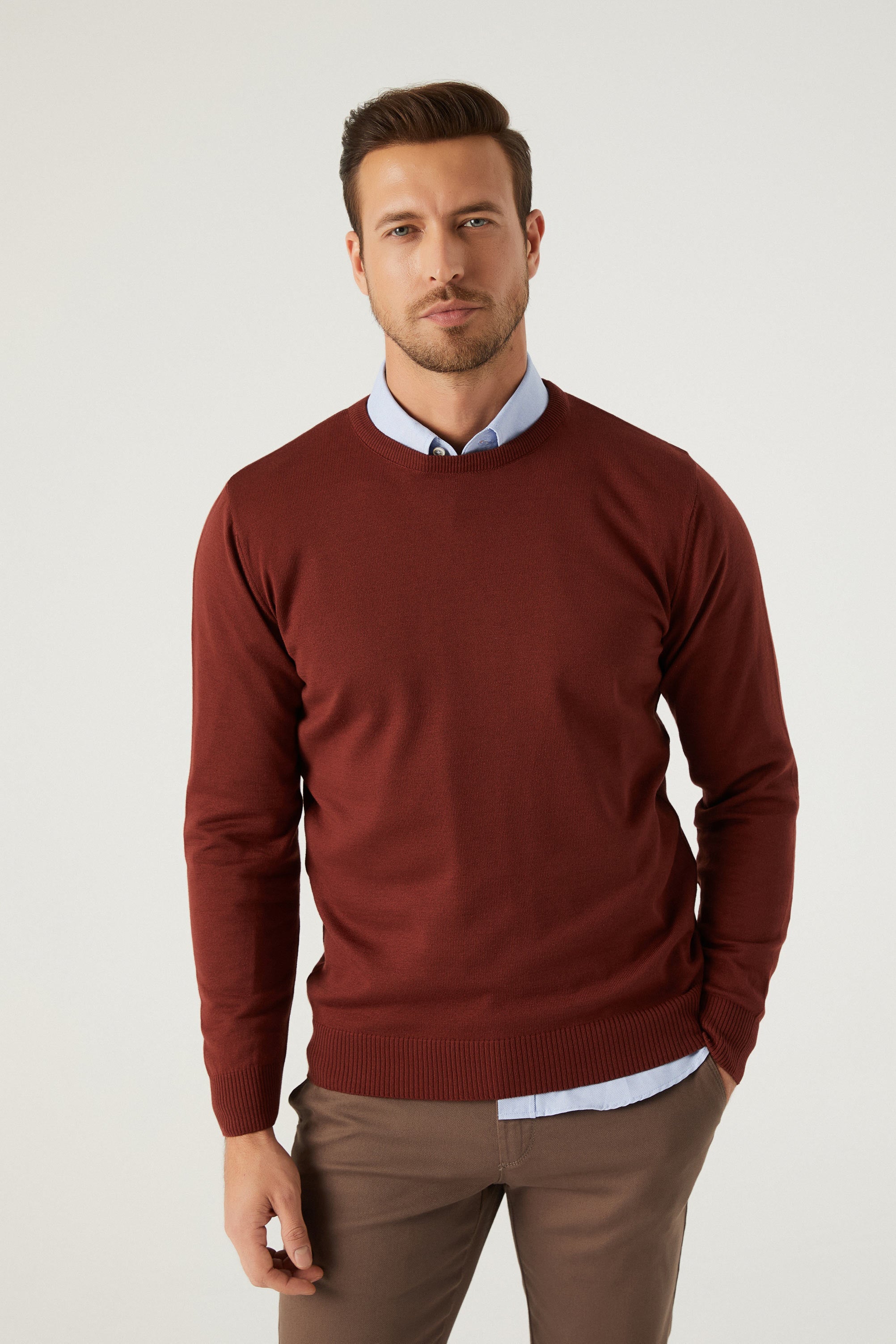 DS DAMAT REGULAR FIT MAGLIONE - PIASTRELLA