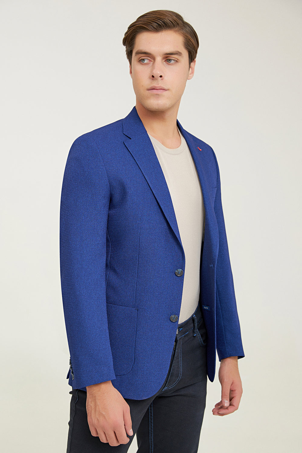 Ds Damat Cappotto Trench Regular Fit Blu Uomo » D'S Damat