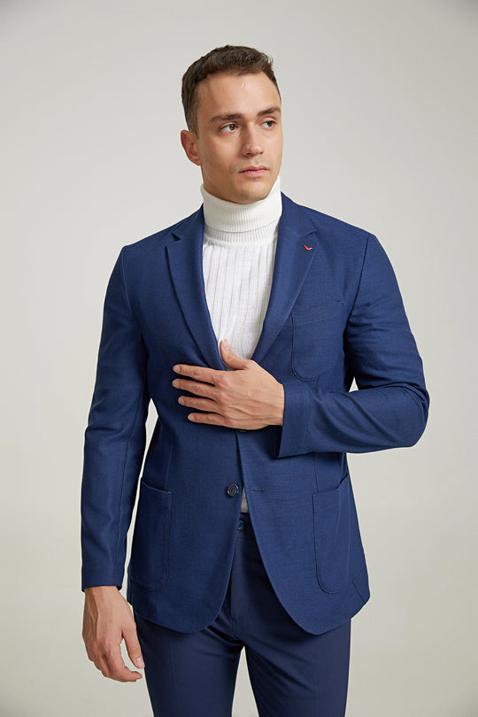 Giacca viscosa Slim Fit